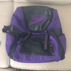 Purple Speedo Swim Bag